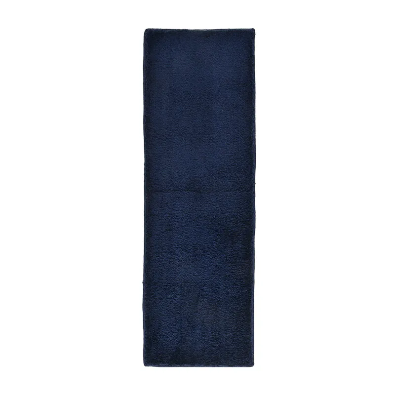 Sofstep Micro Fiber Runner Rug - Navy Blue media 1