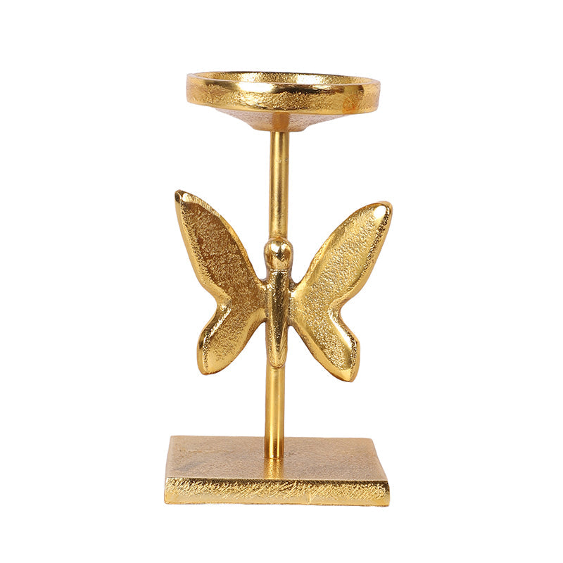 Papillon D'Or Aluminium Tea Light Holder - Set Of Two media 4