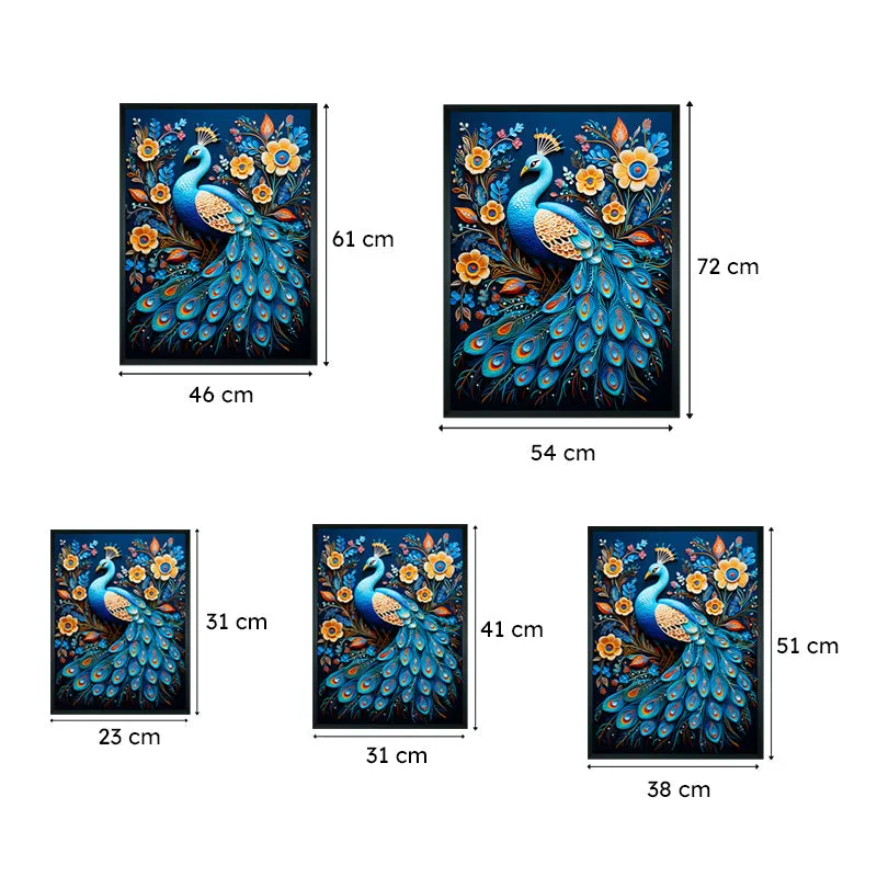 Peacock Plumage Wall Art media 10