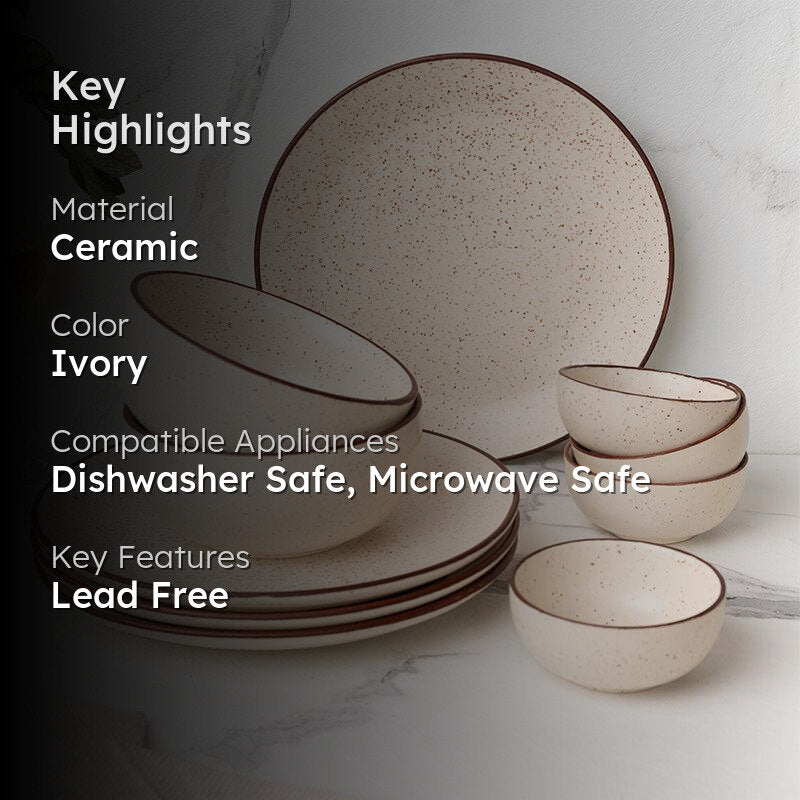 Kestha Dinnerware (Beige) - 10 Piece Set media 2