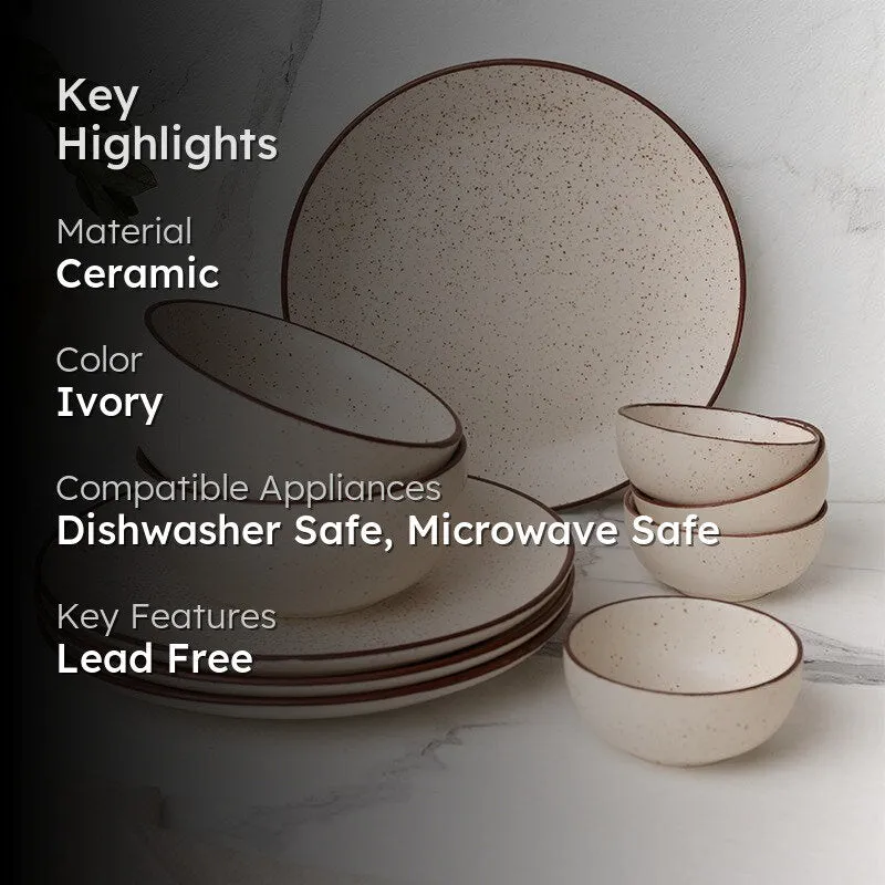 Kestha Dinnerware (Beige) - 10 Piece Set media 2