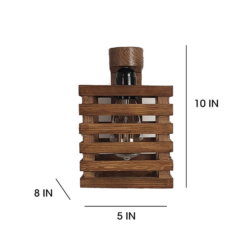 Ombrello Wooden Wall Lamp media 8