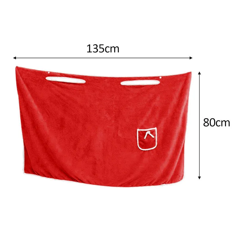 Velvessa Microfiber Bath Wrap - Red media 6