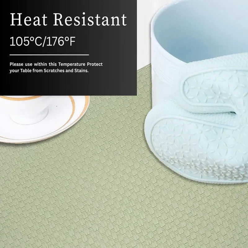 Rustayne Green Rectangle PVC Table Mats - Set Of Two media 4