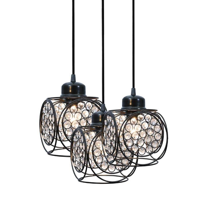 Capri Cluster Pendant Lamp - Black media 4