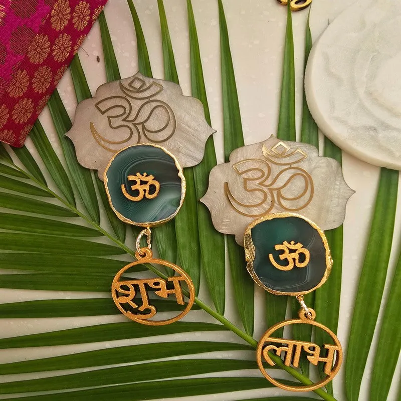 Arnika Shubh Labh Printed Latkan - Set Of Two media 4