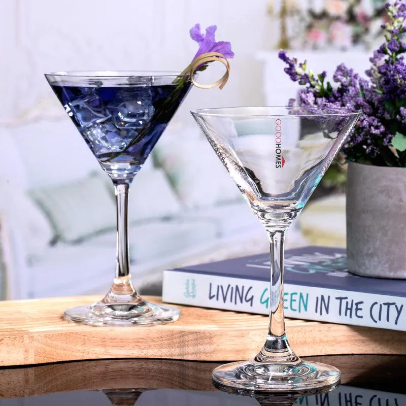 Hera Martini Whiskey Glasses (175 mL) - Set Of Six media 1