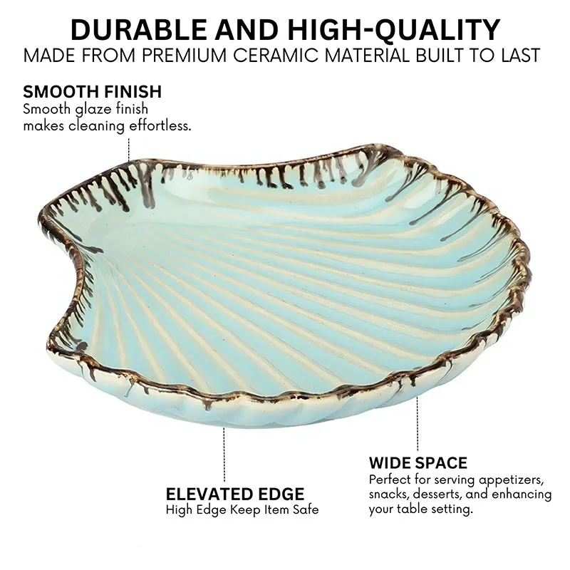 Casablanca Shell Ceramic Platter media 5