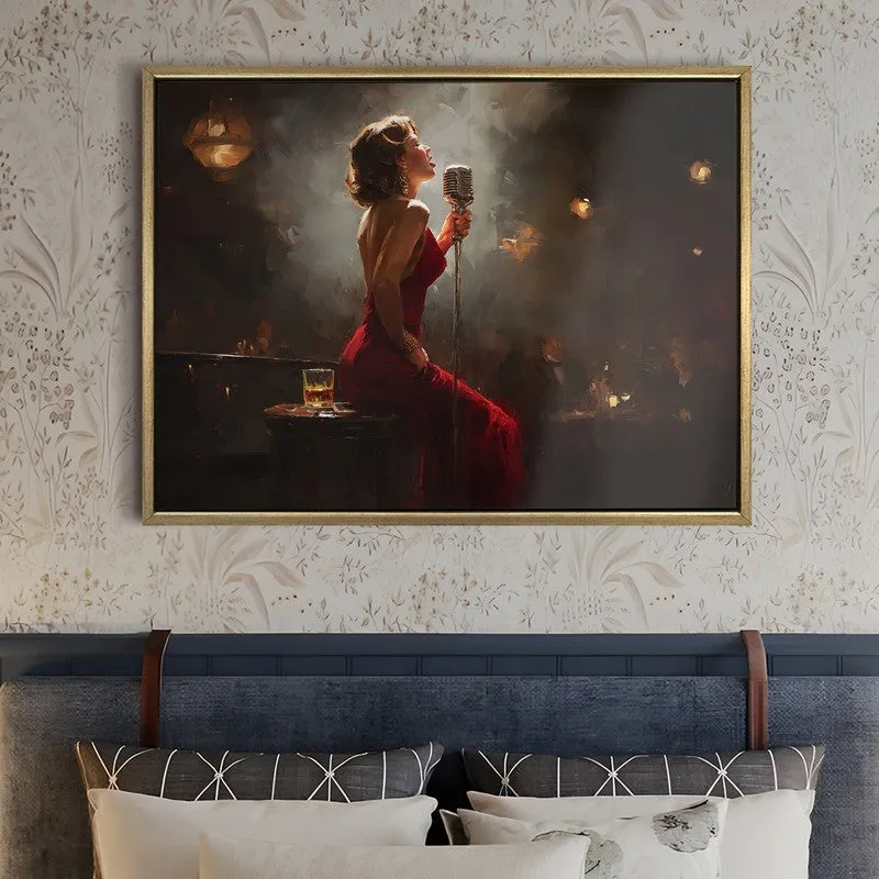 Night Ballad Canvas Wall Painting With Frame media 5