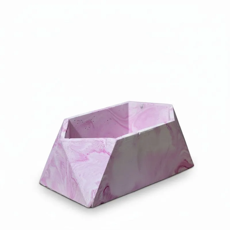 Trapex Concrete Planter - Pink media 3