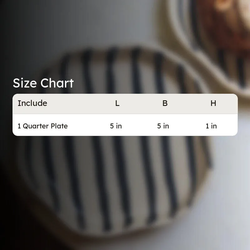 Michela Ceramic Quarter Plate media 5