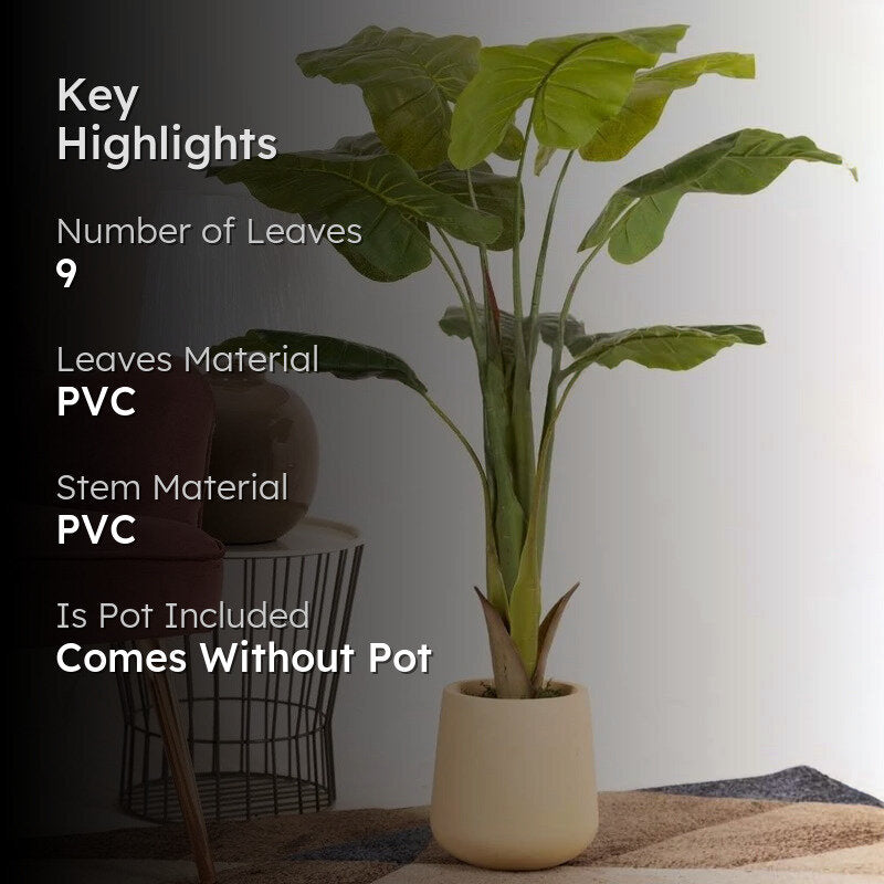 Artificial Philodendron Plant Without Pot - 3.6 Feet media 2