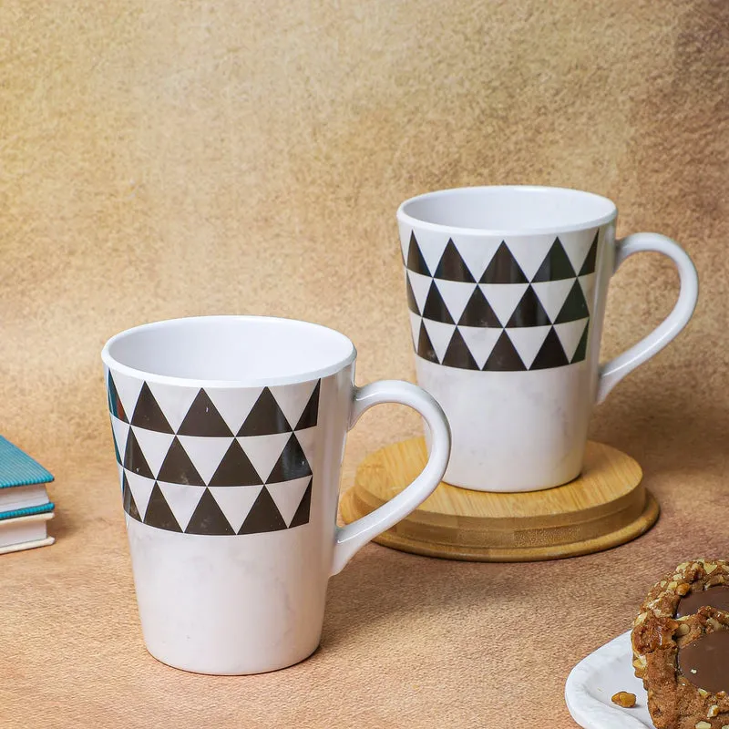 Mivano Melamine Coffee Mug (400 mL Each/Black) - Set of Two media 3