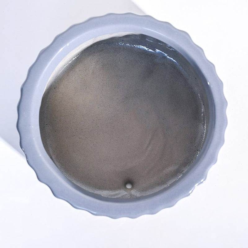 Ugaoo Stria Ceramic Planter - Grey media 5