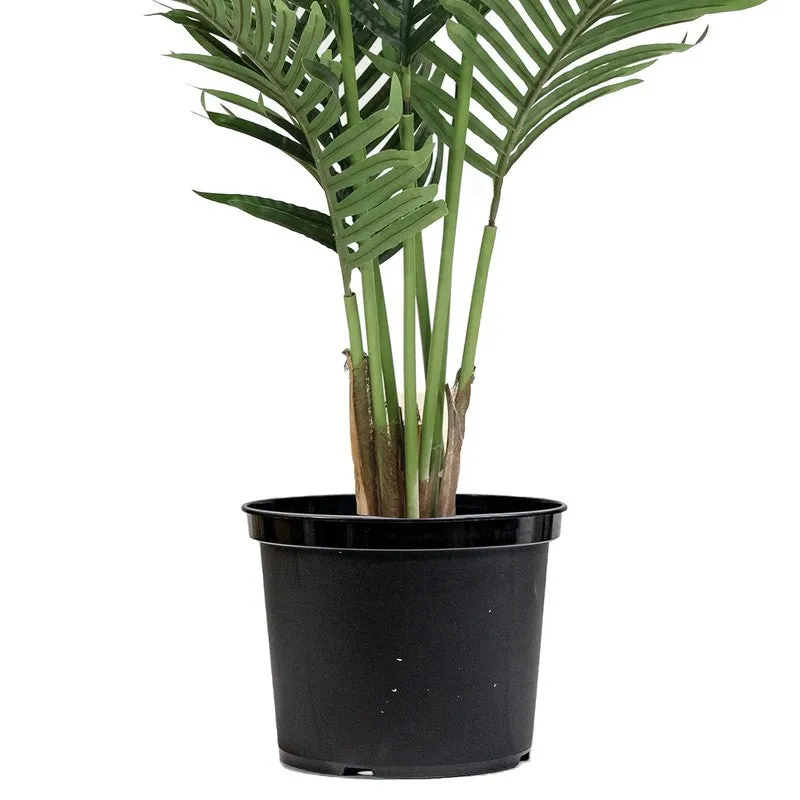 ArtiGreen Artificial Areca Plant With Black Plastic Pot - 4.1 Feet media 7