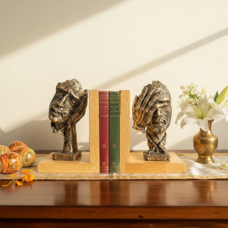 Thinkara Resin Book End - Set of Two media 1