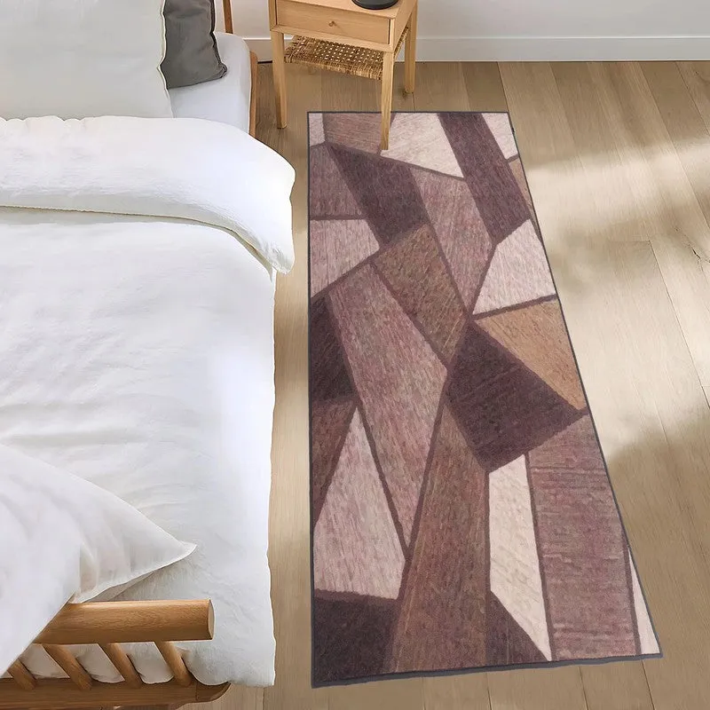 Tessera Nylon Runner Rug - Brown media 3
