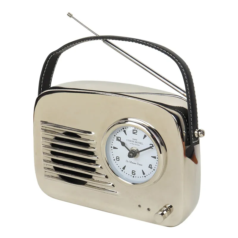 Melody Minutes Table Clock - Silver media 5