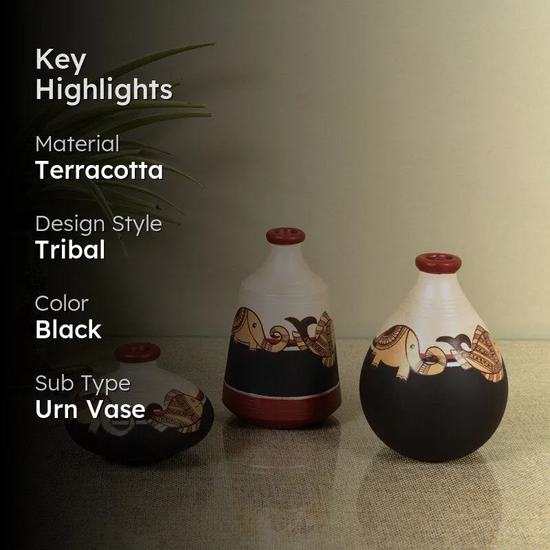 Agma Earthy Vase - Set Of Three media 2