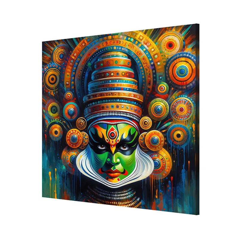 Traditional Kathakali Wall Painting media 5