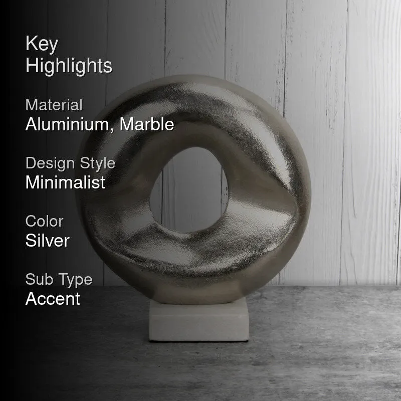 Astroy Donut Showpiece - Silver media 2