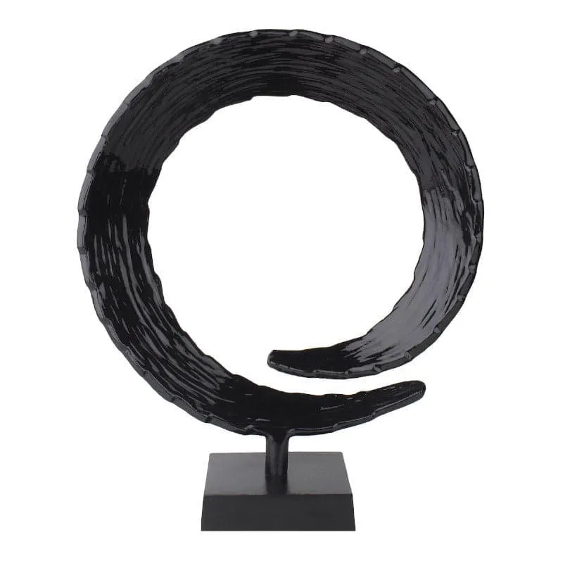 Serene Spiral Showpiece - Black media 3