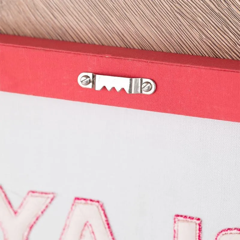 Play Hard Motivational MDF & Fabric Wall Accent media 5