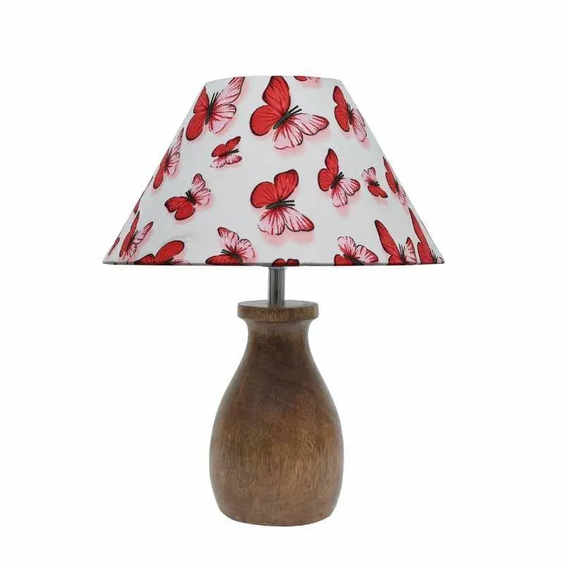 Monarch Fabric Table Lamp - Orange,White media 5