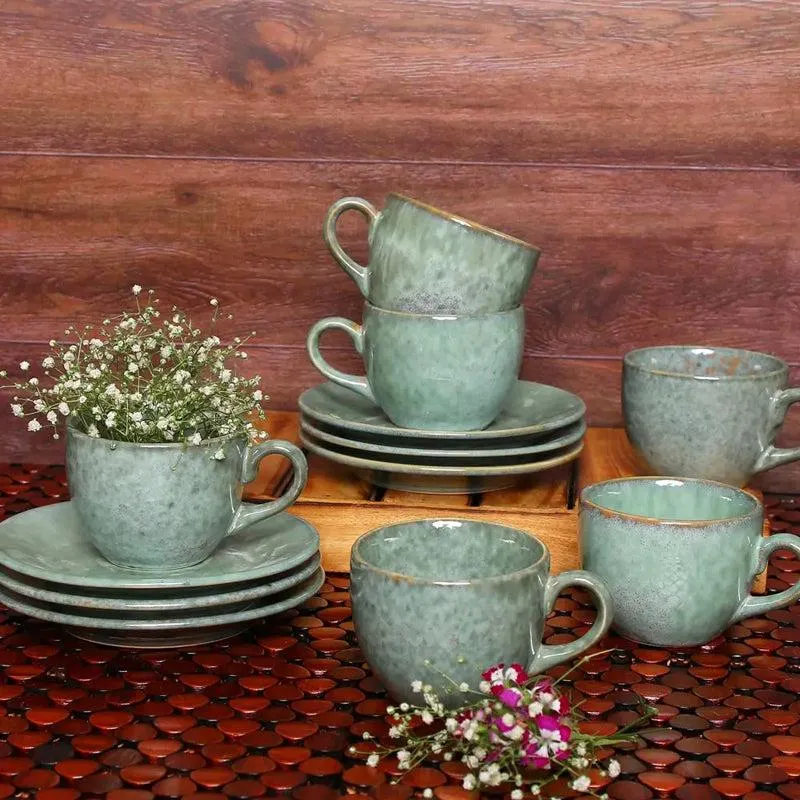 Lexira Handmade Cup & Saucer - 300 ML media 4
