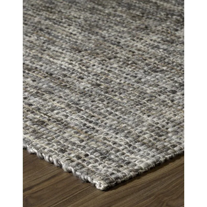 Artistry Threads Hand Woven Wool Rug - Brown media 7