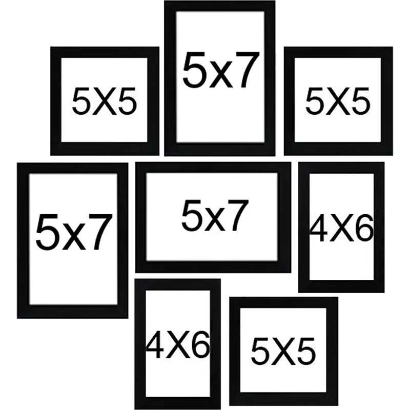 Nuit Photo Frame (Black) - Set Of Eight media 6