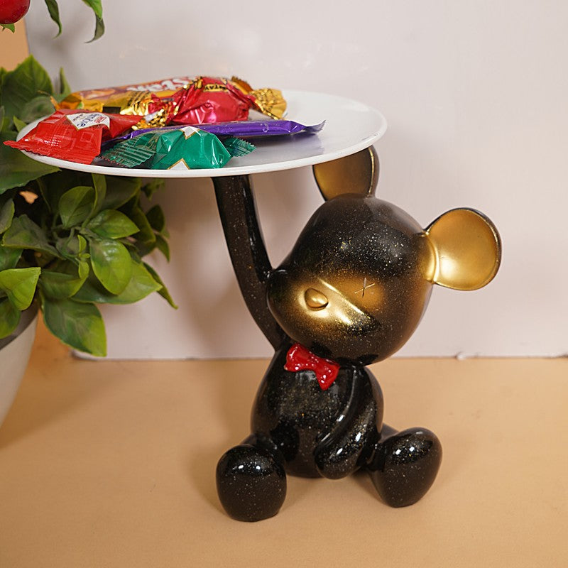 Adorable Black Monkey Holding Tray media 3