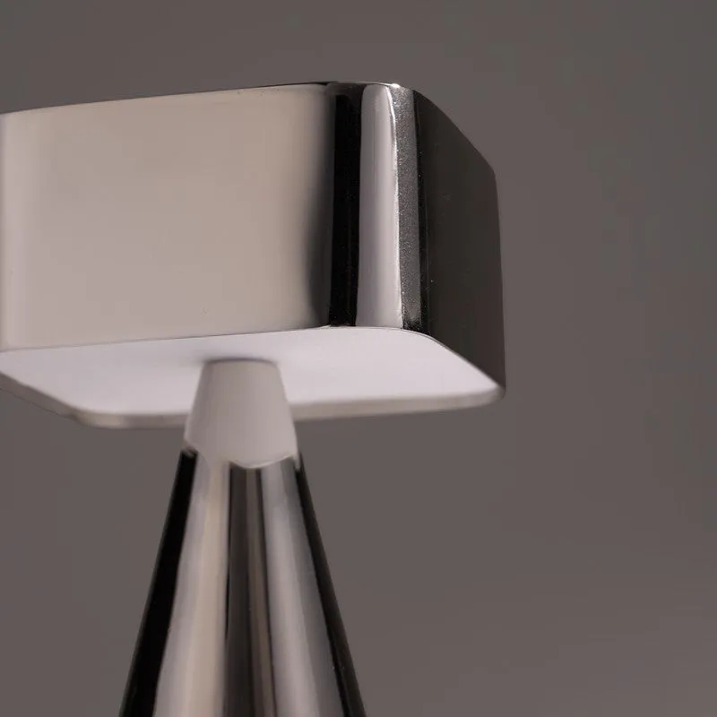 Fig Living Chrome Portable Stainless Steel Table Lamp - Silver media 10