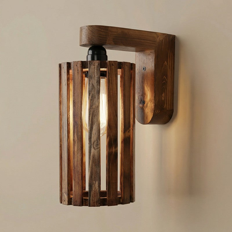 Novus Wooden Wall Lamp media 5