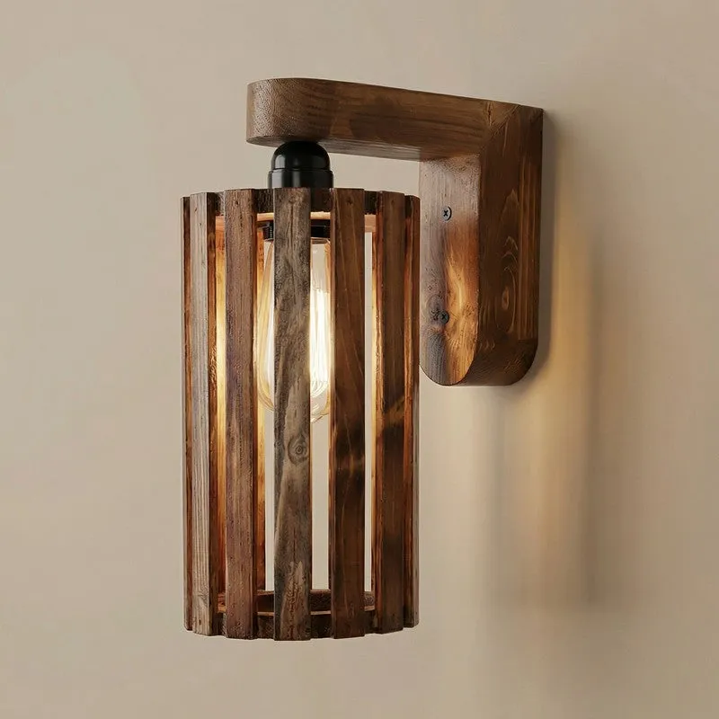 Novus Wooden Wall Lamp media 5