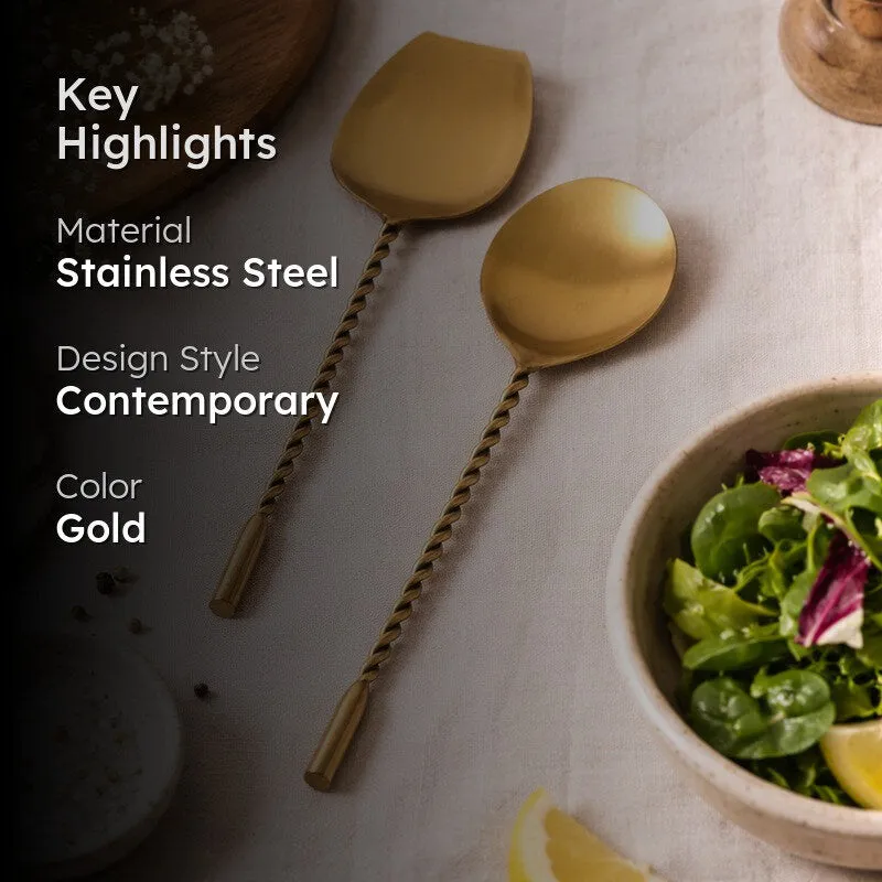 Veloura Stainless Steel Cutlery Set - Two Piece Set media 2