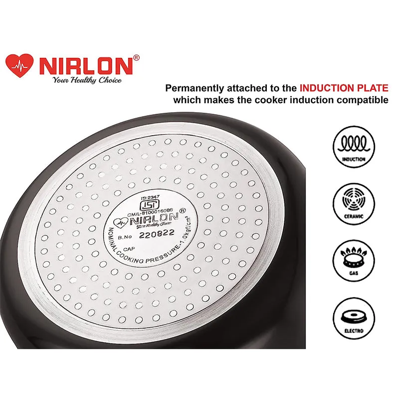 Nirlon Inner Lid Hard Anodized Pressure Cooker - 3000 mL media 4