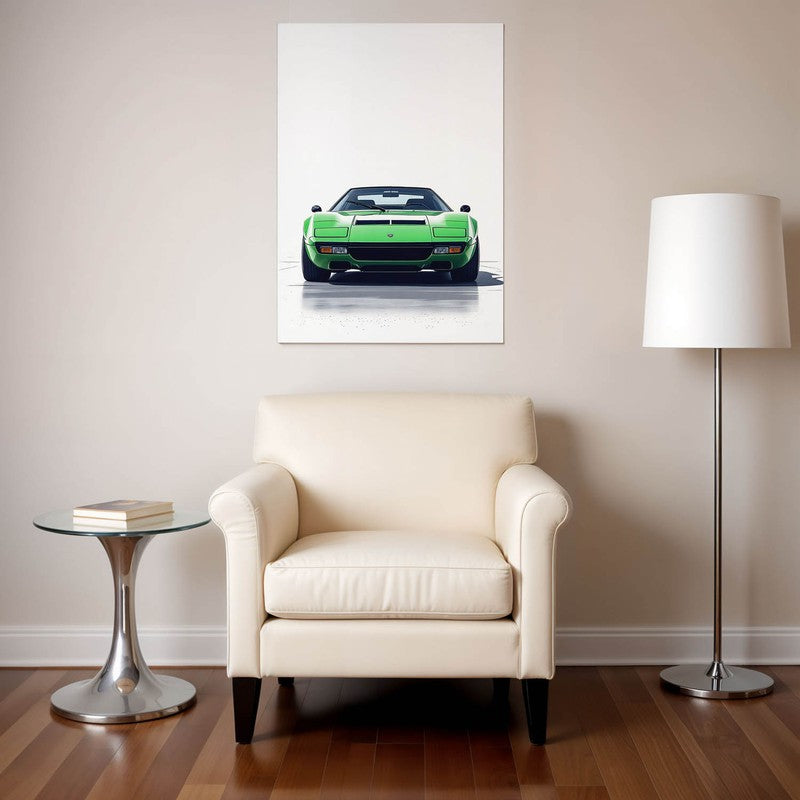 Emerald Racer Wall Poster