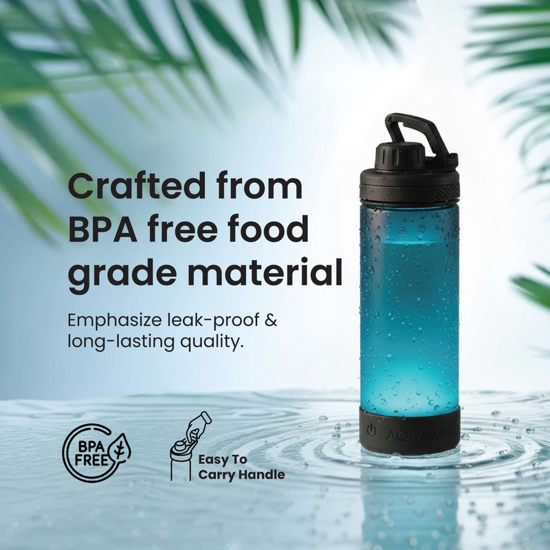 Sound and glow of Hydration Smart Water Bottle - Blue (600 mL) media 6
