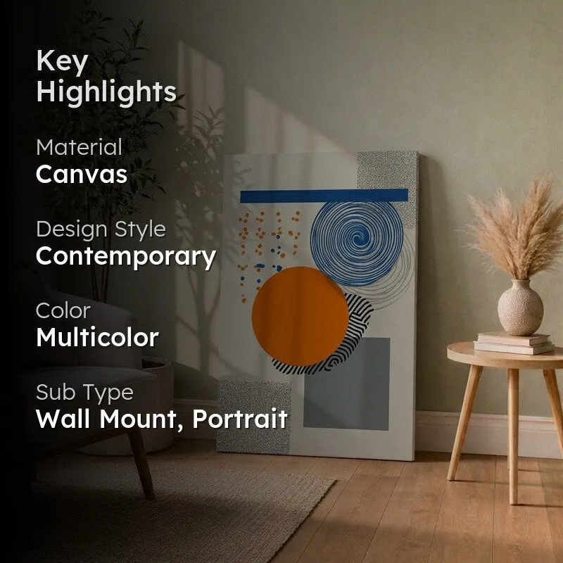 Abstract Form Balance Canvas Wall Art media 2