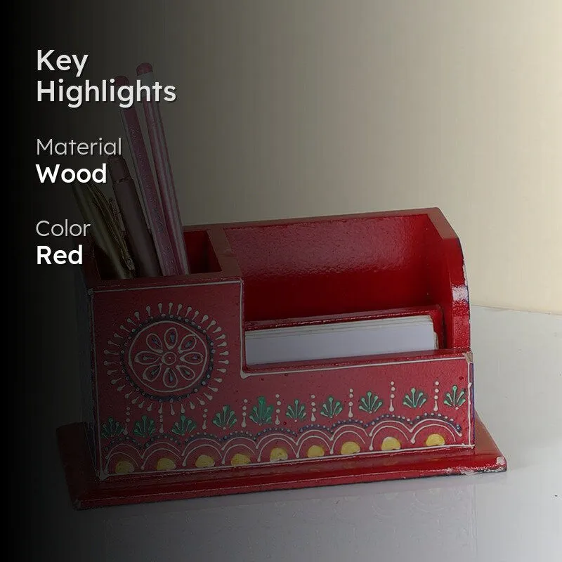 Vidya Handpainted Table Organizer media 2
