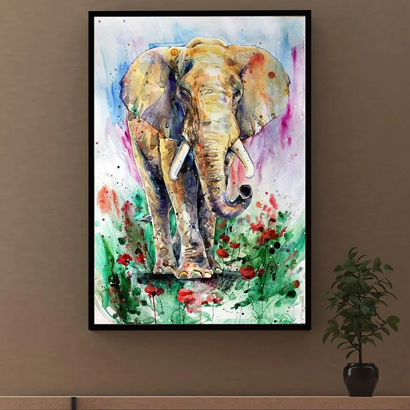 Grand Tusker Wall Painting media 1