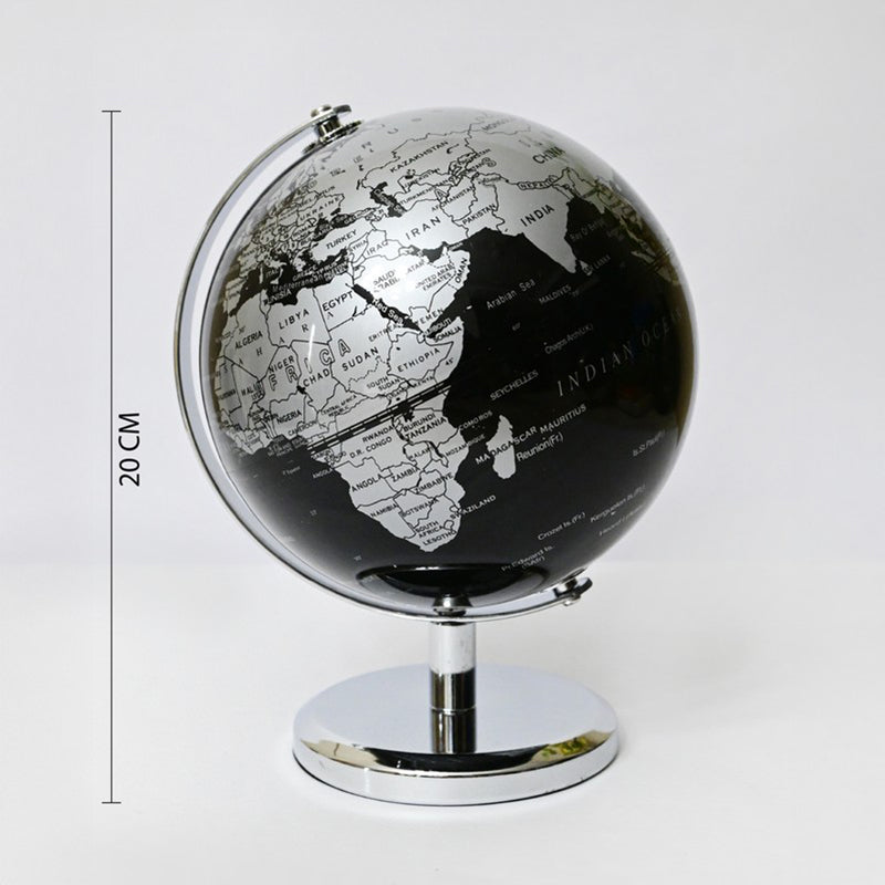 Mivra World Globe Showpiece - Silver media 7