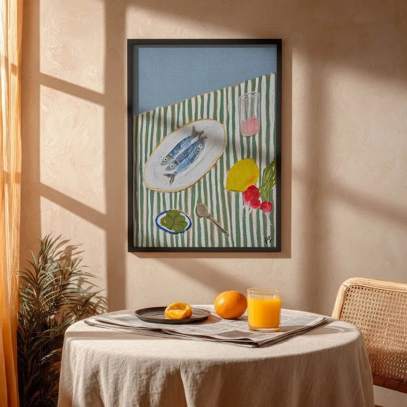 CostalBliss Archival Canvas Wall Art - Black media 4