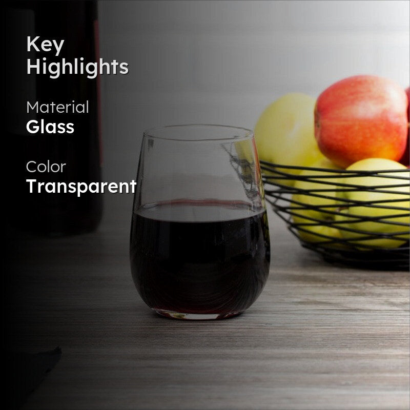 Branor Wine Glass(400 mL) - Set Of Six media 2
