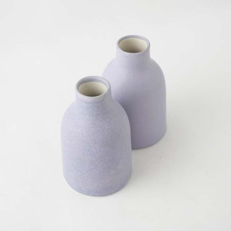 Lavender Love Ceramic Vase - Set Of Two media 4