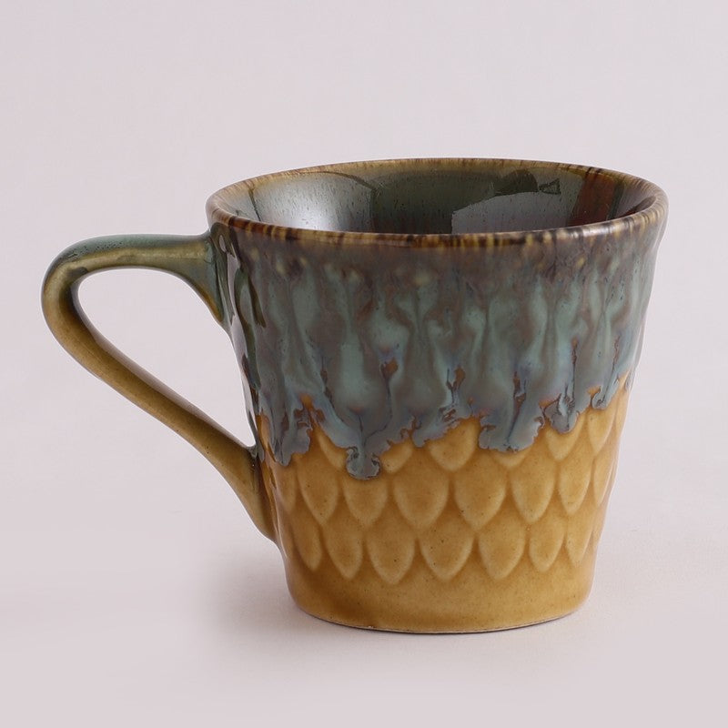 Rustic Stoneware Tea Cup (120 mL Each) - Set Of Six media 7