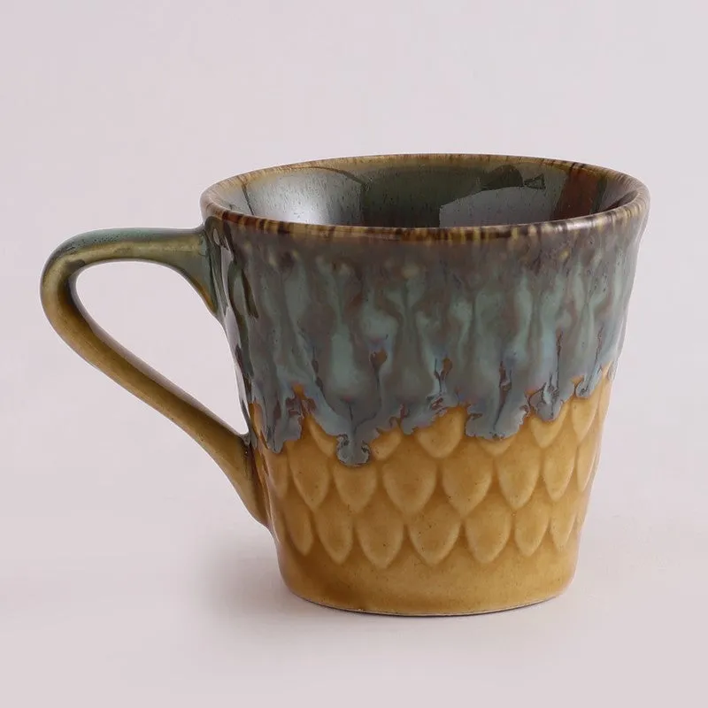 Rustic Stoneware Tea Cup (120 mL Each) - Set Of Six media 7
