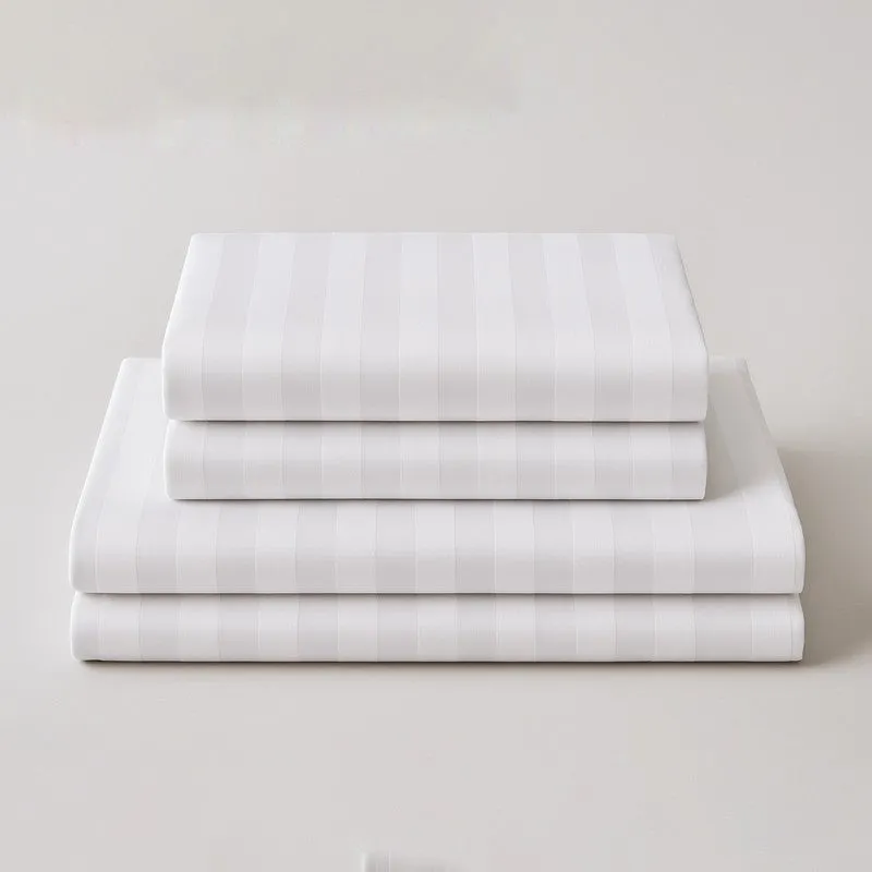 PureLine Cotton Bedsheet (White) - 600 TC media 7