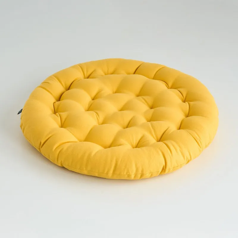 Gloria Floor Cushion (Mustard Yellow) - Set Of Three media 3